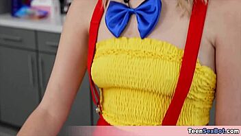 Horny old dude tests his new lifelike sexrobot for her first wild ride