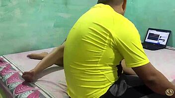 stepbrother seduces his stepsister until he fucks this blondes big ass