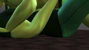 Johnny Bravo fucks his cartoon clone in gay scene