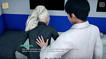 my bully with monster cock fucks me in game