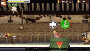 i'm seduced by the succubus's monster cock in this game