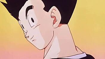 In Dragon Ball Z, Bulma and Gohan encounter a monster in this hentai scene