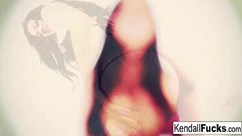 Kendall karson does a sexy tease with stock fetish feel to it
