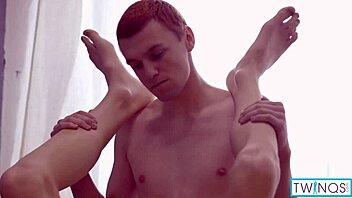 Michael slowly and passionately fucks Lucas' ass