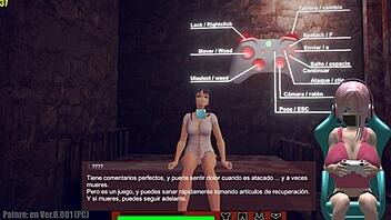 In this PC gameplay of Painrein hentai game, enjoy the anime story in Spanish download