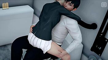 my bully with monster cock fucks me in game