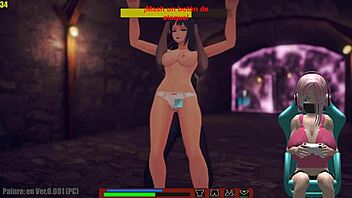 In this PC gameplay of Painrein hentai game, enjoy the anime story in Spanish download