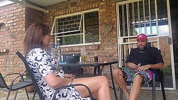 Mutual Masturbation with Neighbor’s Wife Ends in Outdoor Creampie.