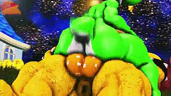 Moonwulf's furry animation compilation features gay orgies