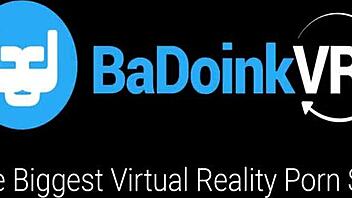 Denise and Ariadna in VR threesome with masturbation