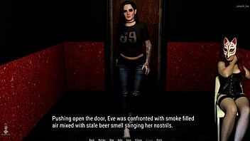 Tales from the Deep Eve Ep 5 - Brunette milf undresses at striptease bar for public thrill