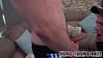 Quarantined horny lads desperate to cum fuck resident cum dump live on lockdown cam show