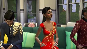 Indian stepmom shocks by fucking her two sons for the first time