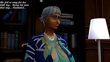 Beverly Bennett stars in sims 4 golden shower scene