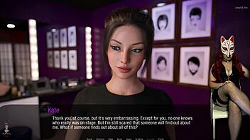 kate 28 in secretary roleplay cartoon game 😊