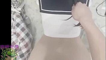 qing teng’s sister has a steamy quickie by the window with her lover