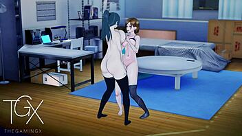 man, i’m obsessed with nobara and maki in lesbian jujutsu hentai!