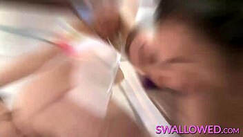 Swallowing Kenzie Anne's Cumshot 😏