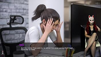 kate 28 in secretary roleplay cartoon game 😊