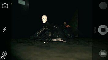 Anime girl faces monster cock in nightmare sex scene with big tits and ass