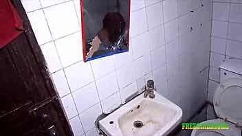Giving Her Doggystyle Sex In Bathroom With Babyfacenaija
