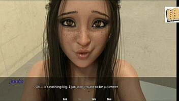 Jamie Worries About Liz In Homemade College Setting