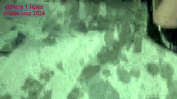 Nana in maid costume gets tied up for BDSM play with shaved pussy fingering and squirt.