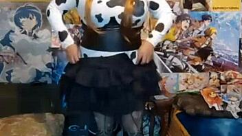 part 1 of the hot little cow cosplay