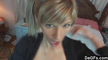 Dagfs - She Works Hard in Bedroom for Mouthful of Jizz from Tattooed Milf