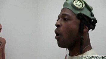 Is This Naked Gay Soldier Ready For Hazing In The Shower With His Penis Exposed?