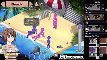 Big-titted milfs and creampies in summer anime adventure