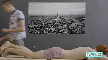 Michael fucks Lucas's tight butthole slowly