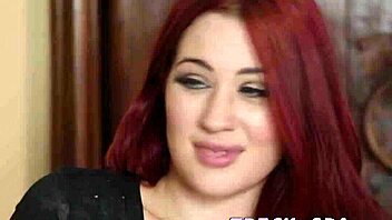 Did this redhead get facialized by her sneaky masseur?