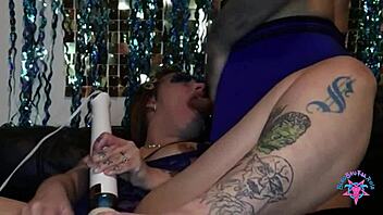 Juicy Katoree, big booty Brazilian slut, facesits before wild interracial fuck with toys. She squirts while sucking huge cock.