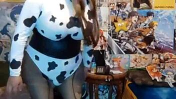part 1 of the hot little cow cosplay