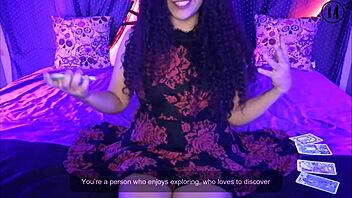 Spanish tarot reading with instructions for Halloween special.