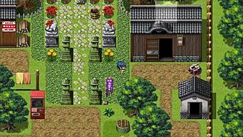 in the tanned girl natsuki hentai game episode 7, all the men desire her and jerk off their huge erected cocks.