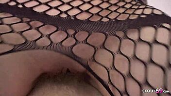 german scout picks redhead milf for berlin bang