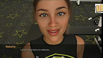 Jamie Worries About Liz In Homemade College Setting