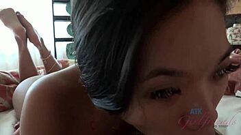 skinny asian teen 18+ bent over for doggystyle and anal?