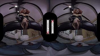 Black Widow in action, Vrcosplayx.com