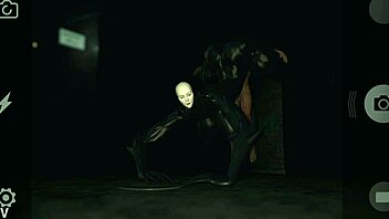 Anime girl faces monster cock in nightmare sex scene with big tits and ass