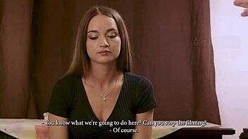 Ouch! This teen 18+ takes brutal punishment from her master