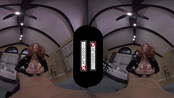 Black Widow in action, Vrcosplayx.com