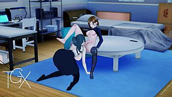 man, i’m obsessed with nobara and maki in lesbian jujutsu hentai!