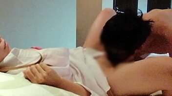 big-breasted asian beauty in red lingerie fingered and licked till massive climax 😍