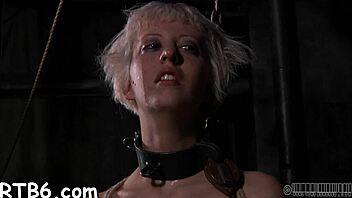 Want to see rough bondage with fucking machine? Femdom dominates maledom in sadomasochism, blowjob and oral fucking.