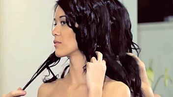 legal age teen 18+ager rubs tight pussy with rabbit toy and moans.