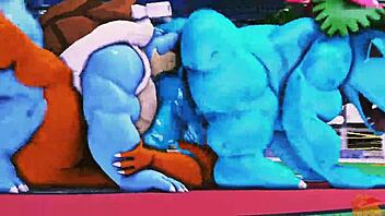 Moonwulf's furry animation compilation features gay orgies