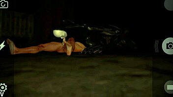 Anime girl faces monster cock in nightmare sex scene with big tits and ass